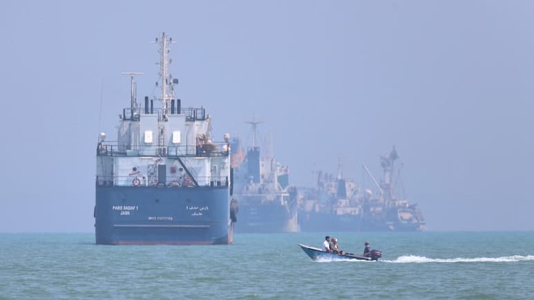 Oil Tanker Hit by ‘Unknown Projectile’ Near Strait of Hormuz, Fire Breaks Out