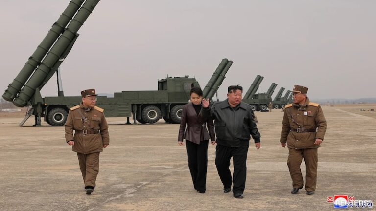 North Korea Tests Nuclear-Capable Rocket Launchers  as Kim Jong Un Attends With Daughter